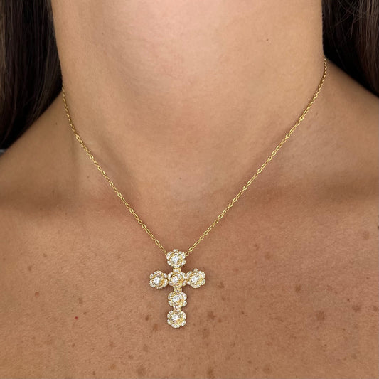 Collana Cross Camelie