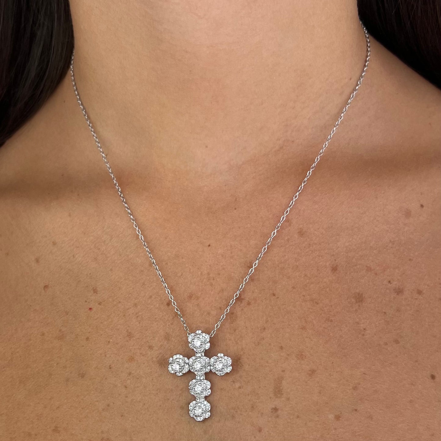 Collana Cross Camelie