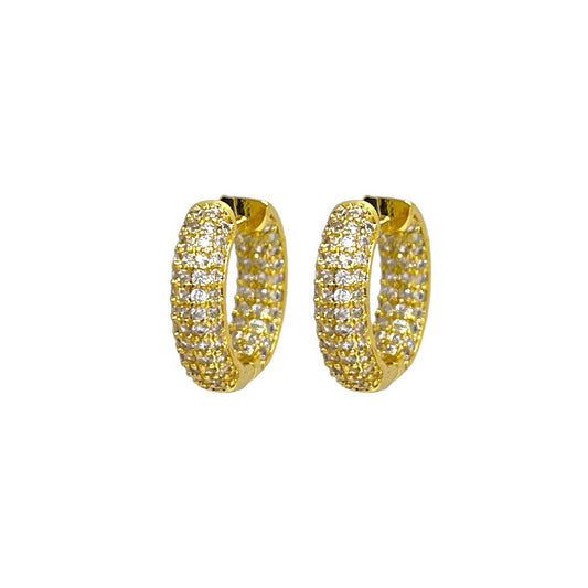 Orecchini Hoops Zircon